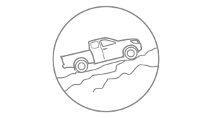 Nissan Navara hill start assist illustration