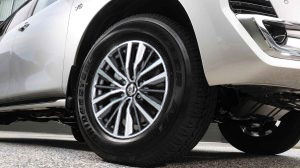 Nissan Patrol alloy wheels close-up