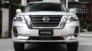 Nissan Patrol grille close-up