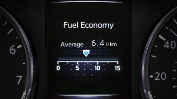 X-Trail TFT screen - Average Consumption