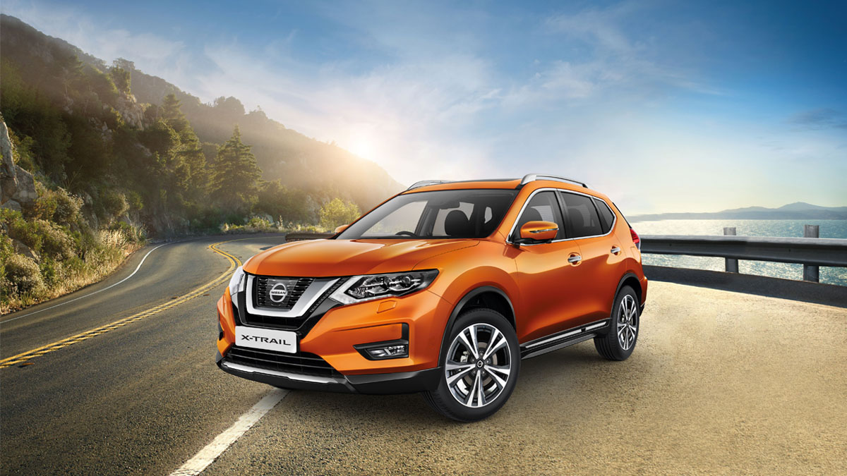 X-Trail packshot 3/4 rear